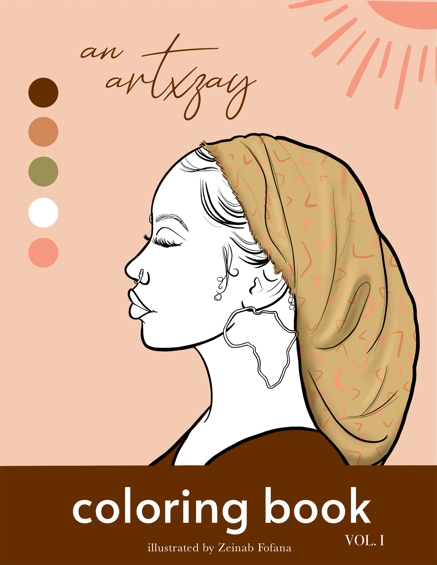 An Artxzay Digital Coloring Book