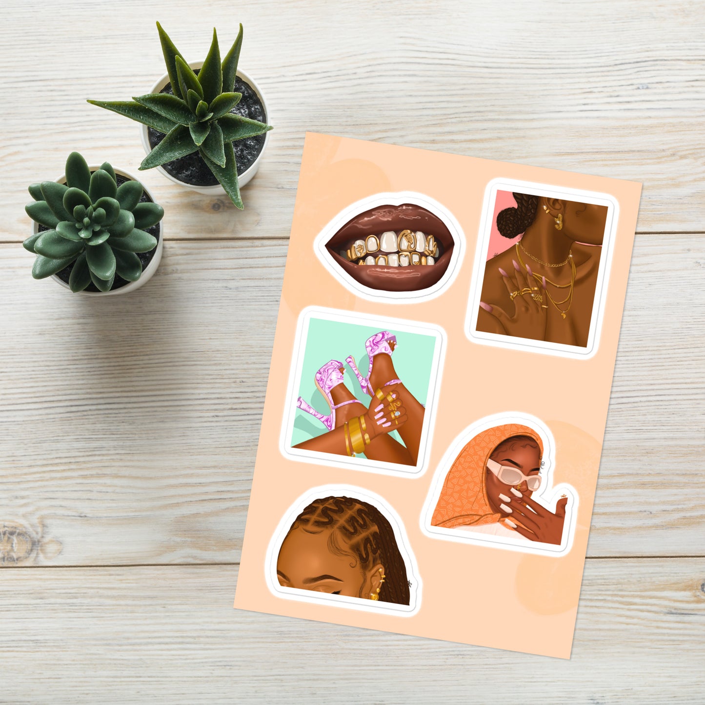 For the Culture Sticker sheet