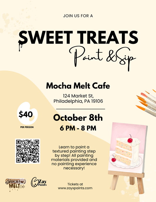 Sweet Treats Paint & Sip