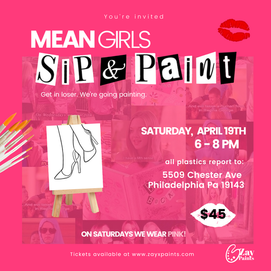 Mean Girls Sip & Paint