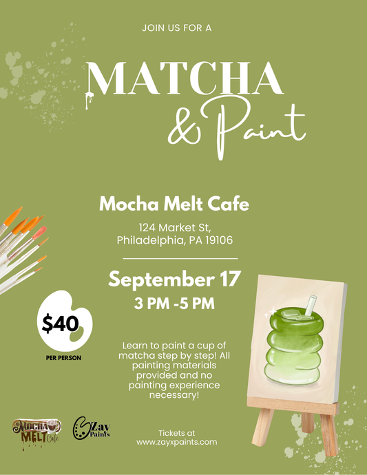 Matcha and Paint