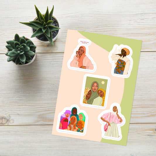 Spring Hijabis Sticker sheet